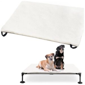 Premium Dog Bed Mat for Large Elevated Dog Bed with Corner Straps for Secure Fit