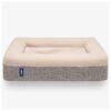 Premium Dog Bed with Memory Foam Mattress, Poly Foam Bolsters, and Machine Washable Cover