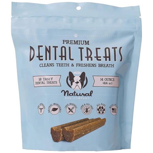 Premium Dog Dental Chews for Natural Teeth Cleaning and Fresh Breath