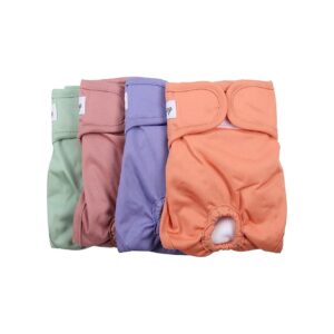 Premium Dog Diapers with 3 Elastic Bands and Waterproof Outer Layer for Medium-Sized Dogs