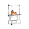 Premium Dog Grooming Table with Folding Design and Adjustable Height Arms for Pet Care