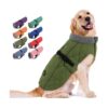 Premium Dog Winter Jacket with Fleece Lining and Adjustable Buckle for Warmth and Comfort