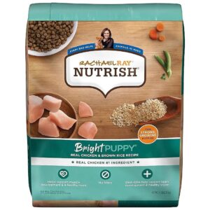 Premium Dry Dog Food with Real Chicken and Brown Rice for Puppies of All Life Stages