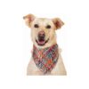 Premium Durable Orange Fall Dog Plaid Bandana Handkerchief Scarf for Large Breed Dogs