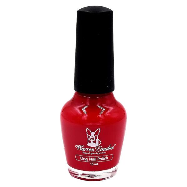 Premium Fire Hydrant Red Dog Nail Polish with Long Lasting Coverage and Glossy Finish