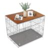 Premium Foldable Wire Dog Kennel Topper Custom Pet Crate Table for Indoor Outdoor Use