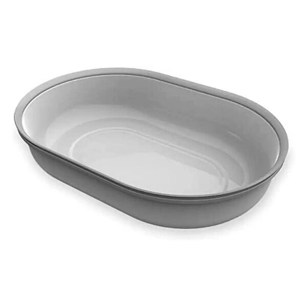 Premium Grey Food Bowl Made of Polypropylene for Dog Feeding