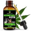 Premium Hemp Oil for Cats and Dogs with Arthritis Separation Anxiety and Stress Relief