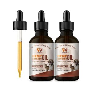 Premium Hemp Oil for Dogs and Cats for Anxiety Relief and Pain Management