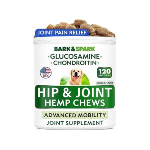 Premium Hemp Soft Chews for Dog Joints - Glucosamine and Chondroitin for Maximum Relief