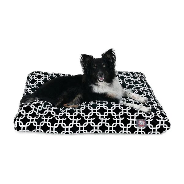 Premium Medium Rectangle Indoor Outdoor Pet Dog Bed with Removable Washable Cover