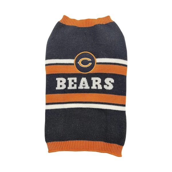 Premium NFL Chicago Bears Pet Sweater for Small and Large Dogs with Team Logo