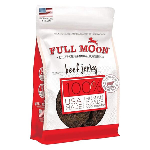 Premium Natural Beef Jerky Dog Treats 11 oz No Corn or Wheat