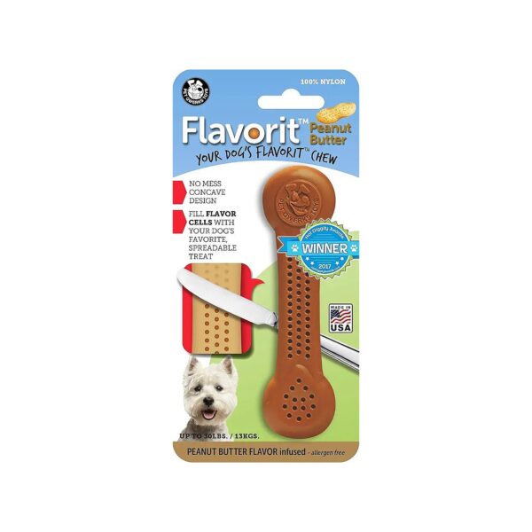 Premium Nylon Dog Chew Toy with Peanut Butter Flavor for Dog's Mental and Physical Health