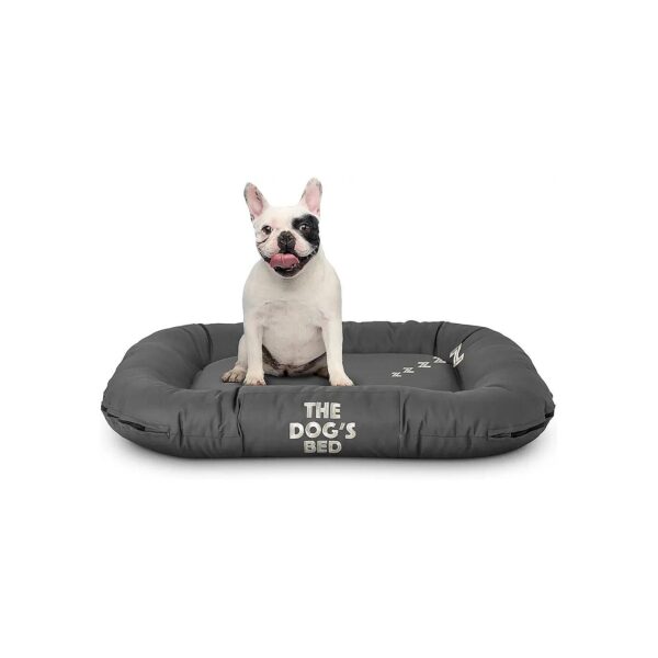 Premium Oxford Fabric Durable Dog Bed with Waterproof Coating and Easy Clean Cover