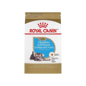 Premium Pellet Dry Dog Food for Purebred Miniature Schnauzer Puppies