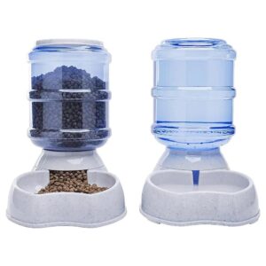 Premium Pet Feeder and Water Dispenser for Cats and Dogs with Easy Cleaning Design