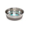 Premium Pet Food and Water Bowl with Silicone Base and Heavy Gauge Stainless Steel 8 Cups