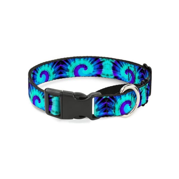 Premium Polyester Martingale Dog Collar with Tie Dye Swirl Design