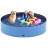 Premium Portable Dog Pool with Anti-Slip Bottom for Safe Outdoor Bathing and Relaxation