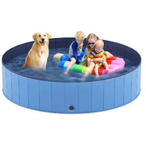 Premium Portable Dog Pool with Anti-Slip Bottom for Safe Outdoor Bathing and Relaxation