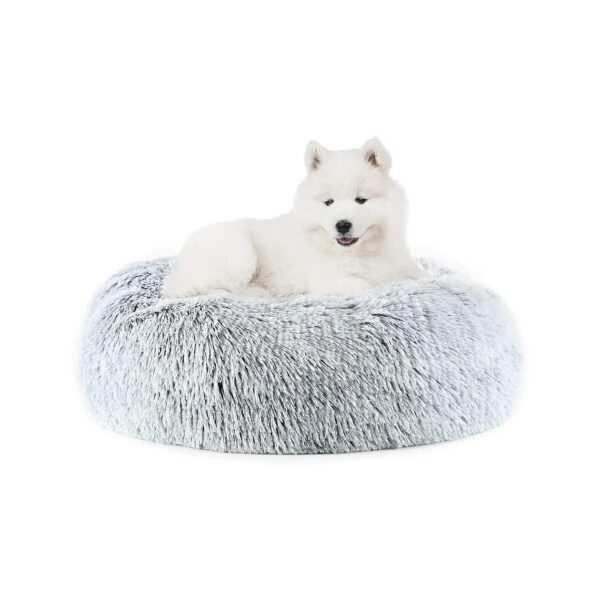 Premium Quality 5 Sizes Round Donut Cat Beds for Indoor Cats and Small Medium Dogs