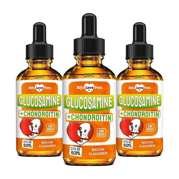 Premium Quality Liquid Glucosamine Supplement for Small Dogs Joint Health and Comfort