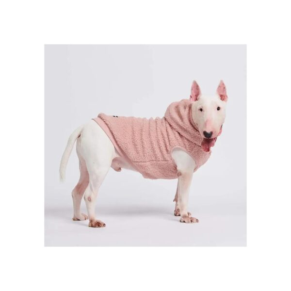 Premium Quality Pink Sherpa Fleece Dog Coat for Large Dogs 4XL