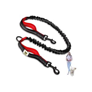 Premium Red Nylon Bungee Leash Part for Hands Free Dog Leashes