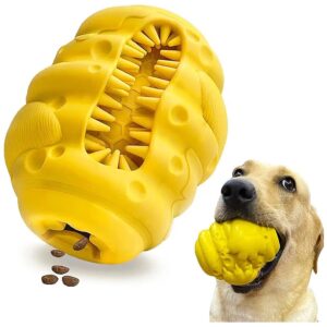 Premium Rubber Slow Feeder Durable Puzzle Toy for Medium Large Breeds Aggressive Chewers