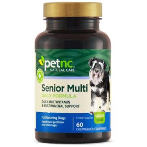 Premium Senior Dog Chewables for Healthy Active Lifestyle, 60 Count