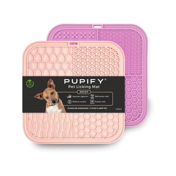 Premium Silicone Lick Mat for Dogs and Cats with Suction Cups for Slow Feeding