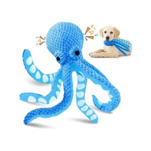 Premium Soft Fabric Octopus Dog Toys for Small, Medium and Large Dogs