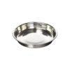 Premium Stainless Steel Dog Pan 10 in Diameter for Busy Owners