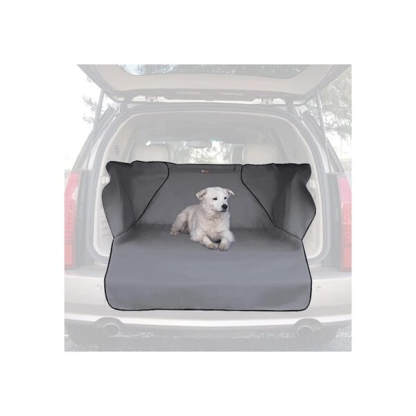 Premium Water Resistant Dog Cargo Cover Gray Standard Mid Size Vehicle