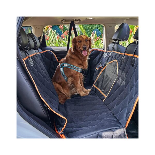 Premium Waterproof Dog Car Seat Cover Back Seat Protector for Trucks and SUVs