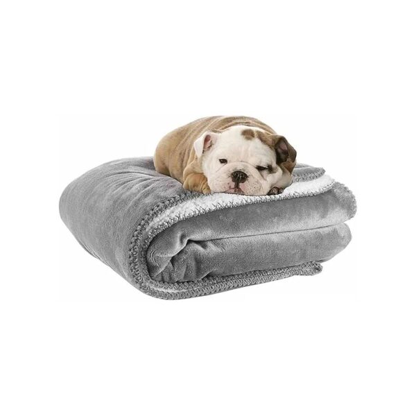 Premium Waterproof Fleece Dog and Cat Throw Blanket Soft Warm Pet Blanket