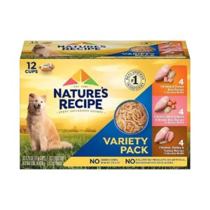 Premium Wet Dog Food Recipes Real Chicken Variety Pack Pack of 24