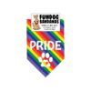 Pride Bandana for Small Dogs with Chest Size 20 Inches Lightweight and Comfortable