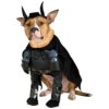 Printed Dog-Shirt with Cape and Utility Belt for Small Pet Batman