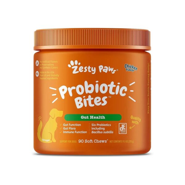 Probiotic Bites for Dogs Support Gut Flora and Immune System Health