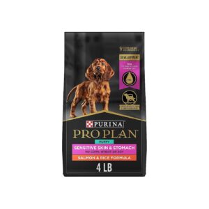 Probiotic-Rich Puppy Food with Salmon and Rice for Sensitive Stomach and Skin