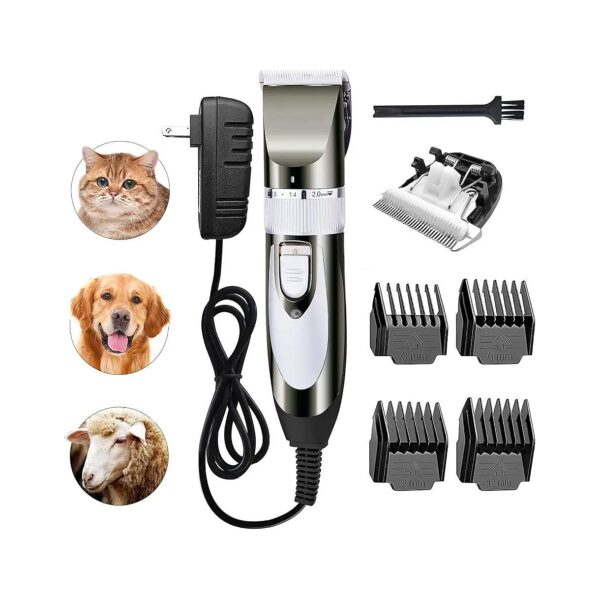 Professional 12V Dog Clippers for Curly Hair and Thick Coat Grooming