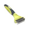 Professional 2-Sided Dog Dematting Undercoat Rake Comb for Large and Small Breed Animals