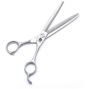 Professional 5-Inch Silver Pet Grooming Scissors with Strong and Durable Construction