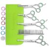 Professional 6 in 1 Dog Grooming Scissors Kit for Safe and Effective Pet Grooming