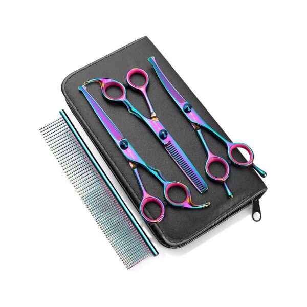 Professional Dog Grooming Scissors Kit Stainless Steel Shears for Pet Cat Grooming