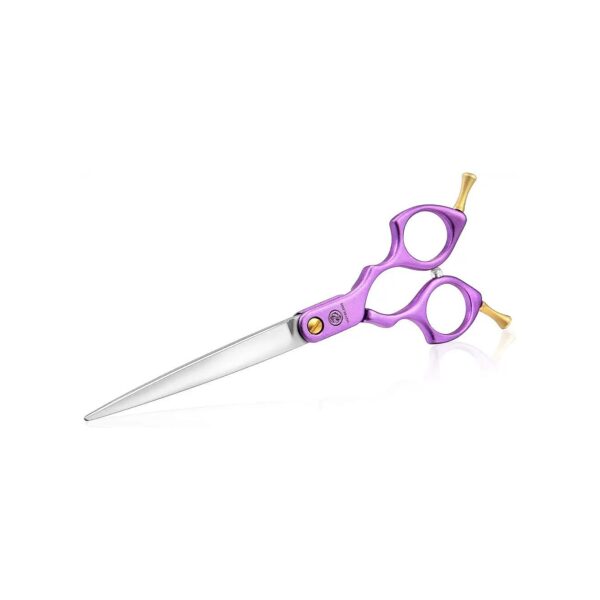 Professional Dog Grooming Scissors with Straight and Curved Blends for Precise Cutting