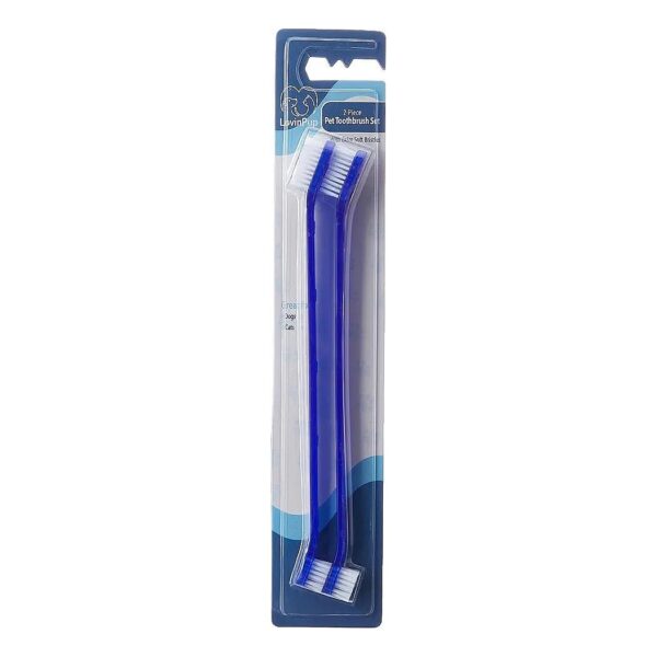 Professional Dog Toothbrush with Long Handle and Soft Bristles for Easy Cleaning and Care