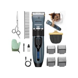 Professional-Grade Cordless Cat Clippers for Long Hair and Paw Trimming